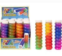 Swirl Slime Sensory Toy, Multi-Colour, Ages 3+, with Storage Tube