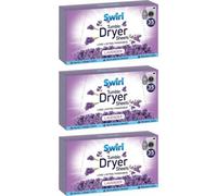 Swirl Tumble Dryer Laundry Sheets Lavender 35 Sheets X 3