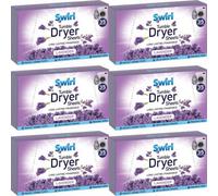 Swirl Tumble Dryer Laundry Sheets Lavender 35 Sheets X 6