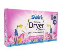 Swirl Tumble Dryer Sheets Spring Fresh 35 Pack