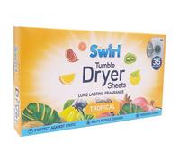 Swirl Tumble Dryer Sheets Tropical 35 Pack