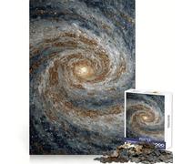 Swirling Galaxy Digital Art Jigsaw Puzzles 1000 Pieces for Teenagers Strong Logic Toy Home Activity Clear Edge Cherished Gift (50x75cm)