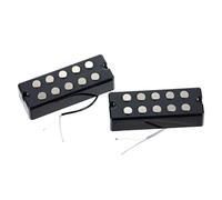 Swirls Designs Sealed Pickup for 4 String Electric Bass Guitars with Pre Soldered Wires for Easy Installation Vibrant Swirls Sealed Prewired Black Artistic Design Bass
