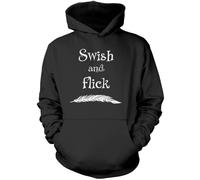 Swish and Flick Kids Hoodie - Black 9-11 Years