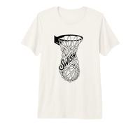 Swish Basketball Through and in The NET Scoring Premium T-Shirt