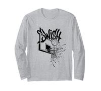 Swish Basketball Through The Hoop Score and Win Long Sleeve T-Shirt