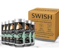 SWISH Cocktails Key Lime Pie Mojito Fizz - Pre Mixed Cocktails Ready To Drink, Exquisite Cocktail Cans, Natural Juices, Cocktail Gift Set, Alcohol Gifts For Any Occasion - 6 x 250ML 5% ABV