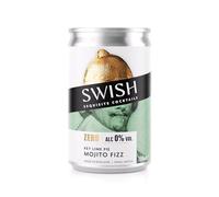 Swish Cocktails - Key Lime Pie Mojito (Zero) - Non-Alcoholic Cocktail - Mocktail - Ready To Drink Cocktails, Pre-Mixed Cocktail Cans, Zero Alcohol (0 Percent ABV), 150ml