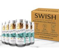 SWISH Cocktails - Non Alcoholic Drinks, Alcohol Free Mocktails, Pre-Mixed & Ready To Drink Cans, Non Alcoholic Spirits Cocktail Cans Gift Set - 6 x 250ML 0% ABV (Brazlilian Lime Margarit Fizz)