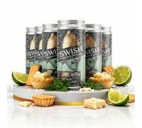SWISH Cocktails - Premium Crafted Cocktail Cans, Pre Mixed Cocktails Ready To Drink, Natural Ingredients, Full Flavour, Bar Quality, For Any Occasion, 6 x 250ML 5% ABV - (Key Lime Pie Mojito Fizz)