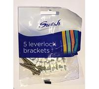 Swish Deluxe Curtain Track White Brackets (Pk 5)