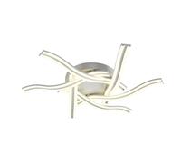 Swish LED Flush Ceiling Light - White