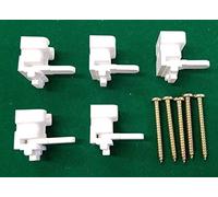 Swish Lever Lock Curtain track Brackets Pack of 5. Freepost