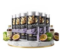 SWISH Martini Spritz Naughty Passion, Ready to Drink Cocktail, 5% ABV - 6 x 250ml Cans