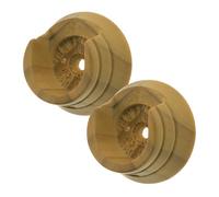 Swish Naturals 35mm Wooden Curtain Pole Recess Bracket, Aged Oak