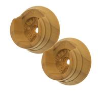 Swish Naturals 35mm Wooden Curtain Pole Recess Bracket, Antique Pine