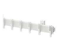 Swish Sologlyde 275cm White Plastic Wall Mounted Curtain Track