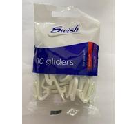 Swish Sologlyde Extra Curtain Track Hook Gliders, White
