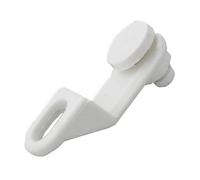Swish Supreme Extra Corded Curtain Track Roller Gliders, White, 10 Pack