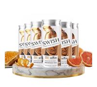 SWISH Zero Marmalade on Toast Breakfast Fizz - Alcohol-Free Sparkling Cocktail, Citrus Mocktail with Notes of Toast, Zero Proof Drink, Vegan, Non-Alcoholic Brunch Beverage, Citrus Spritz - 6 x 250ml