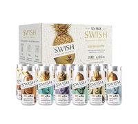 SWISH Zero Mocktail Gift Box - Non-Alcoholic Cocktail Variety Pack, Ready-to-Drink Mocktails, Piña Colada, Mojito, Margarita & Passion Martini, Vegan, Alcohol-Free Drink Gift Set- 12 x 250ml