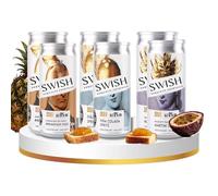 SWISH Zero Variety Pack - Alcohol-Free Sparkling Cocktail Sampler, Piña Colada, Passion Fruit & Breakfast Fizz Mocktails, Zero Proof Drinks, Vegan, Premium Non-Alcoholic Cocktail Mix - 6 x 250ml