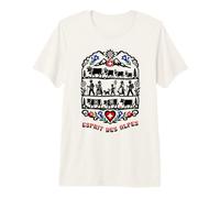 Swiss Alpine Cow Parade Esprit Des Alpes Premium T-Shirt