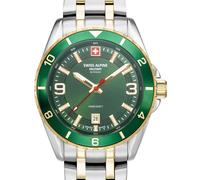 Swiss Alpine Military 7034.1144 Mens Watch Sierra two tone green 42mm 10ATM