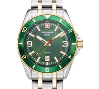 Swiss Alpine Military 7034.1144 Mens Watch Sierra two tone green 42mm 10ATM