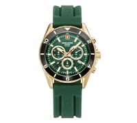 Swiss Alpine Military by Grovana Swiss Alpine Military Men's Watch Analog Quartz Chronograph 7034.9818SAM Silicone Gold
