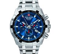 Swiss Alpine Military 7043.9135 Chronograph Mens Watch 46mm 10ATM