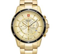Swiss Alpine Military 7089.9111 Chronograph Mens Watch 44mm 10ATM