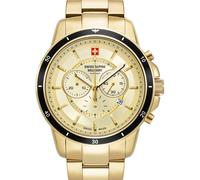 Swiss Alpine Military 7089.9111 Chronograph Mens Watch 44mm 10ATM