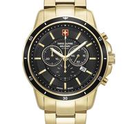 Swiss Alpine Military 7089.9117 Chronograph Mens Watch 44mm 10ATM