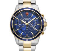 Swiss Alpine Military Men's Watch Chronograph Analog Quartz 7089.9145SAM Steel