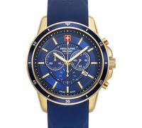 Swiss Alpine Military 7089.9815 Chronograph Mens Watch 44mm 10ATM