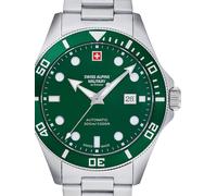 Swiss Alpine Military 7095.2134 Diver automatic 44mm Divers Watch Unisex Gre...