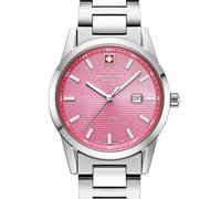 Swiss Alpine Military 7767.1136 Ladies Watch Argos silver pink 34mm 10ATM