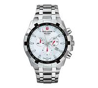 Swiss Alpine Military by Grovana 7043 Chronograph Quartz 10ATM Swiss Made, Silver Colours, 7043.9132