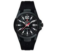 swiss alpine military by Grovana Men's Watch All Black 7058.1877 10ATM Swiss Made Strap