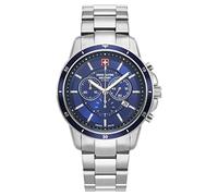 Swiss Alpine Military Men's Chronograph Analogue Quartz Stainless Steel Watch 7089.9