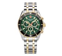 Swiss Alpine Military Men's Watch Analog Quartz Chronograph 7034.9148SAM Steel