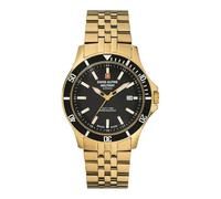 Swiss Alpine Military Men's Watch, Analogue Quartz 7022.1 Stainless Steel, Gold/Gold/Black - 1117sam, Bracelet