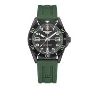 swiss alpine military Men's Watch Analogue Quartz 7029.1 Silicone, Sw/Silicone/Sw-Green - 1874sam, Strap.