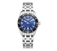 swiss alpine military Men's Watch Analogue Quartz 7034.1136SAM Stainless Steel, Bracelet