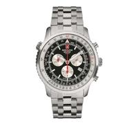 Swiss Alpine Military Men's Chronograph Watch 7078.9137 Analogue Quartz 45mm 10ATM Steel