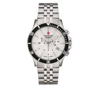 Swiss Alpine Military Men's Watch Chronograph Analog Quartz 7022.9132SAM Steel