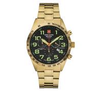 Swiss Alpine Military Men's Watch Chronograph Analog Quartz 7047.9114SAM Steel