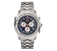 Swiss Alpine Military Men's Watch Chronograph Analog Quartz 7078.9135SAM Steel