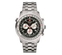 Swiss Alpine Military 7078.9137 Chronograph Mens Watch 45mm 10ATM